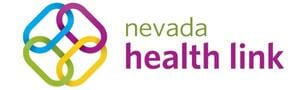Blue, Purple, Green and Yellow interlocking links with Nevada Health Link letters