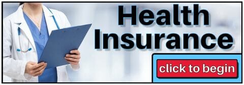 Picture of a nurse with letters spelling out Health Insurance